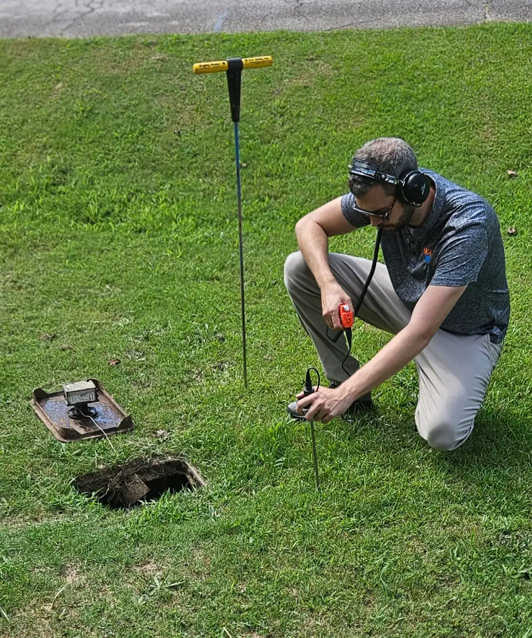 Hotter Water leak detection service job